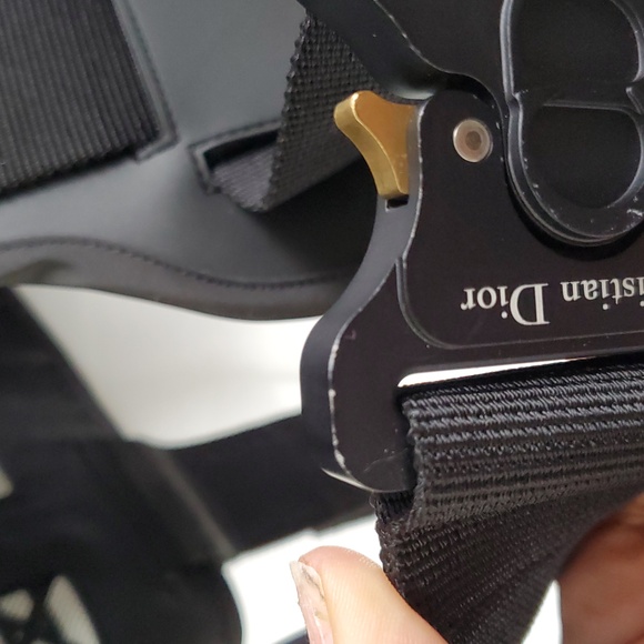 Dior Designer 2019 Black Tactical Harness Vest Sz S Luxury Streetwear - Picture 10 of 14